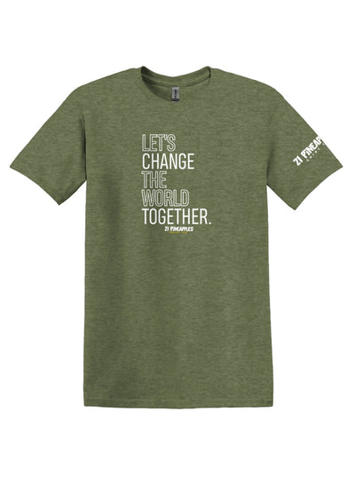 Let's Change the World Together Softstyle Tee