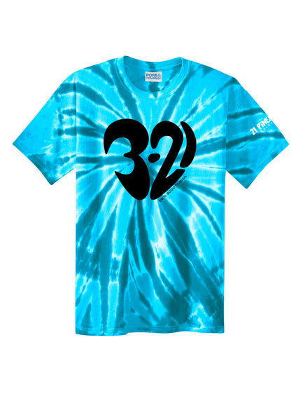 Heart Drip Unisex Tie Dye Tee