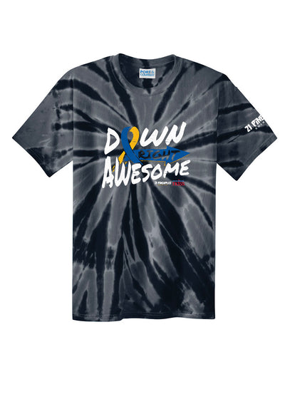 Down Right Awesome Tie Dye Tee