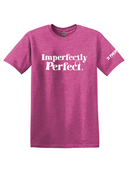 Imperfectly Perfect White Softstyle Tee