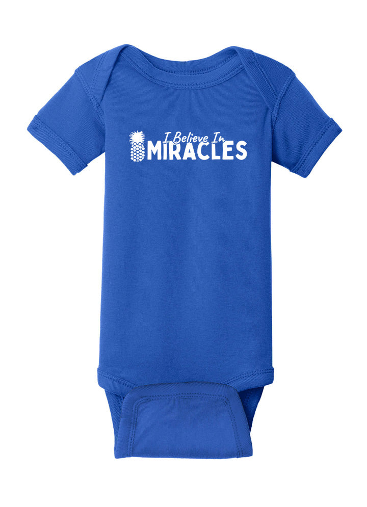 I Believe In Miracles Baby Onesie