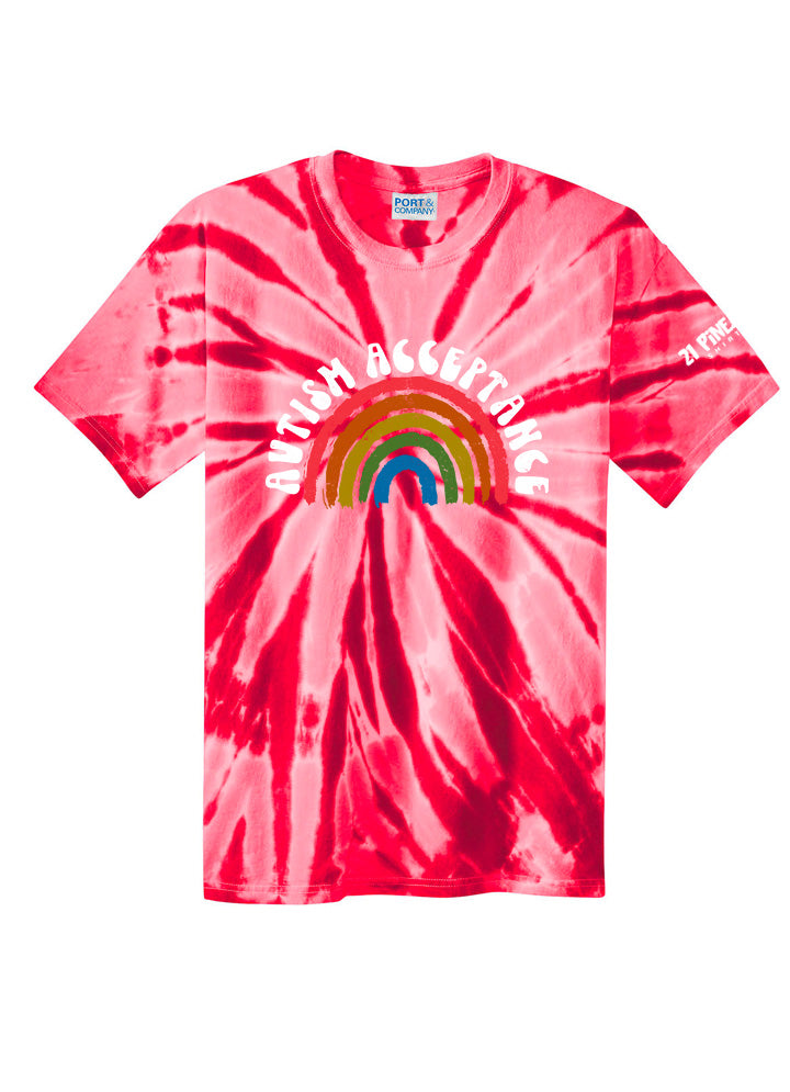 Autism Acceptance Unisex Tie Dye Tee