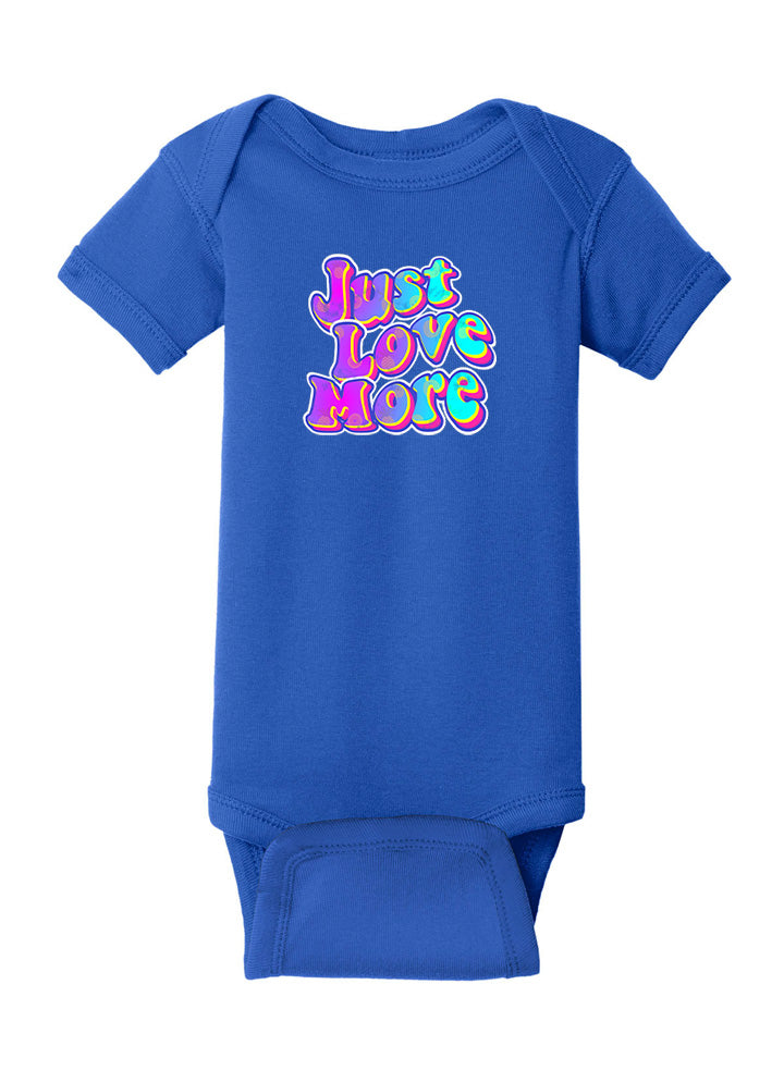 Just Love More Colorful Baby Onesie