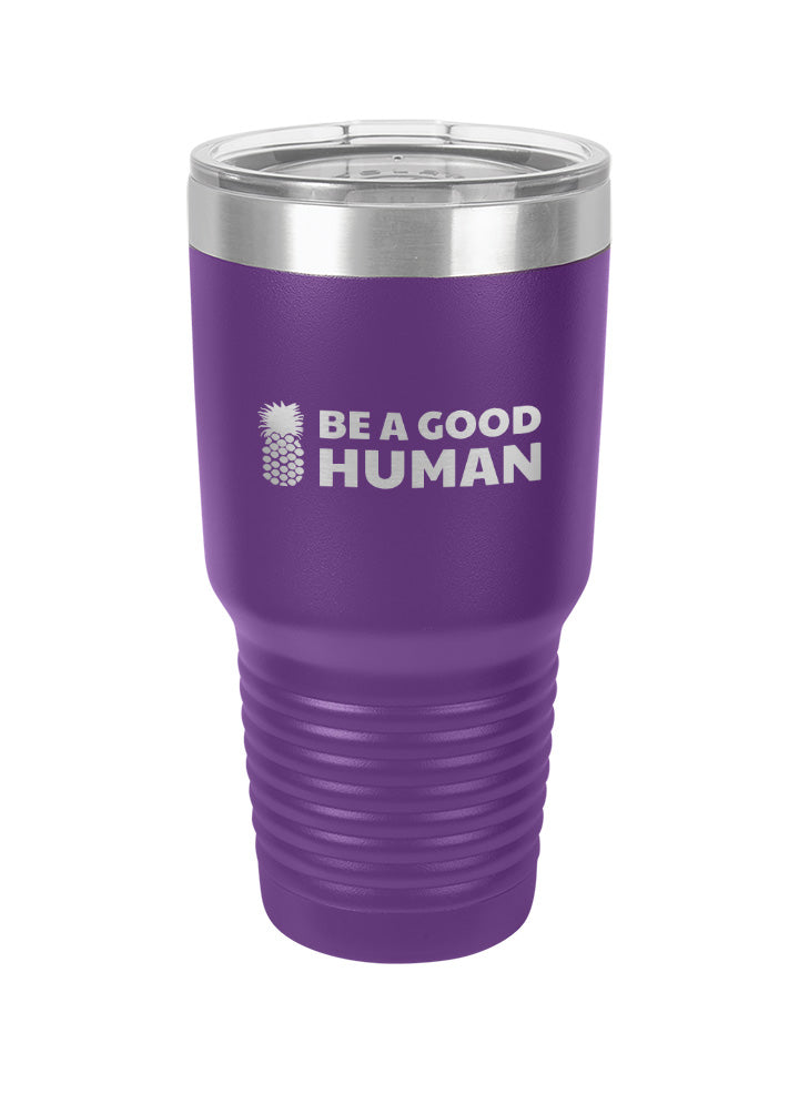Be A Good Human Main Laser Etched Tumbler