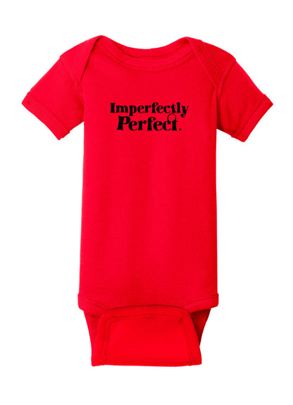 Imperfectly Perfect Black Baby Onesie