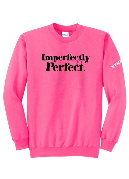 Imperfectly Perfect Black Crewneck