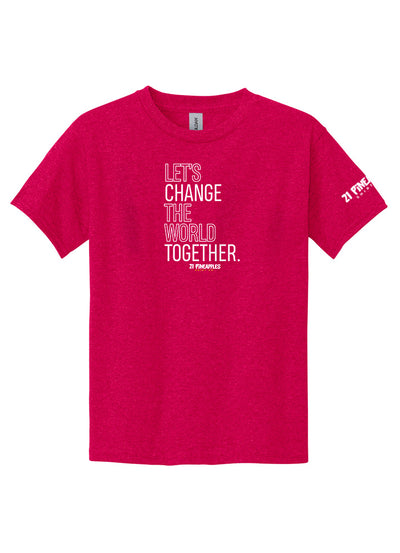 Let's Change the World Together Youth Tee