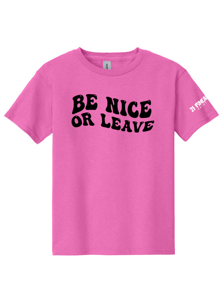 Be Nice or Leave Youth Tee