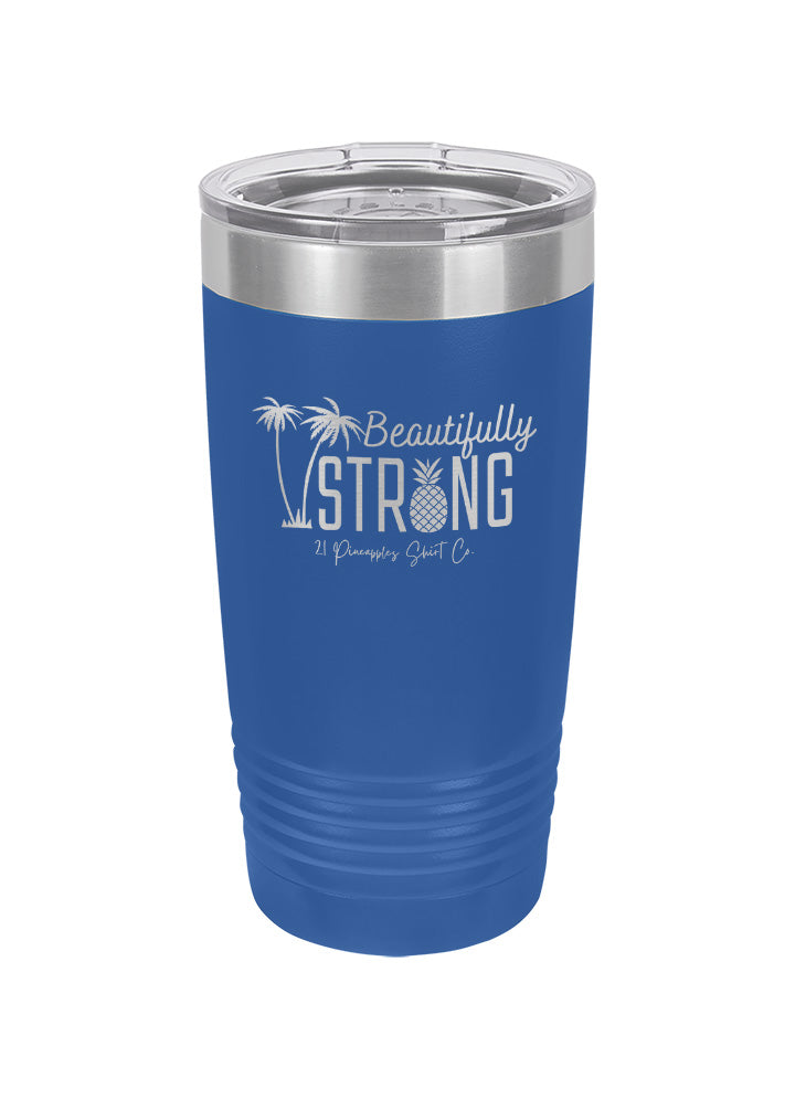 Beautifully Strong Laser Etched Tumbler