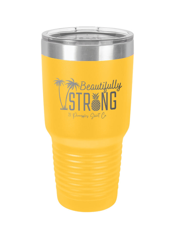 Beautifully Strong Laser Etched Tumbler