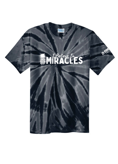 I Believe In Miracles Tie Dye Tee