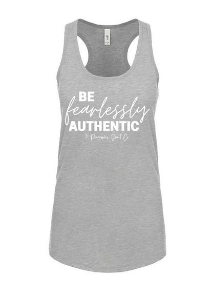 Be Fearlessly Authentic Women's Racerback Tank