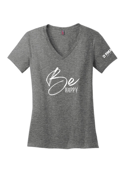 Be Happy Women's V-neck