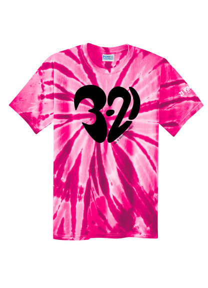 Heart Drip Unisex Tie Dye Tee