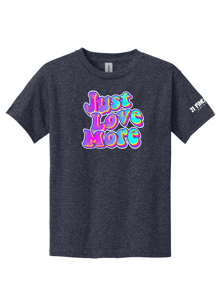 Just Love More Colorful Youth Tee