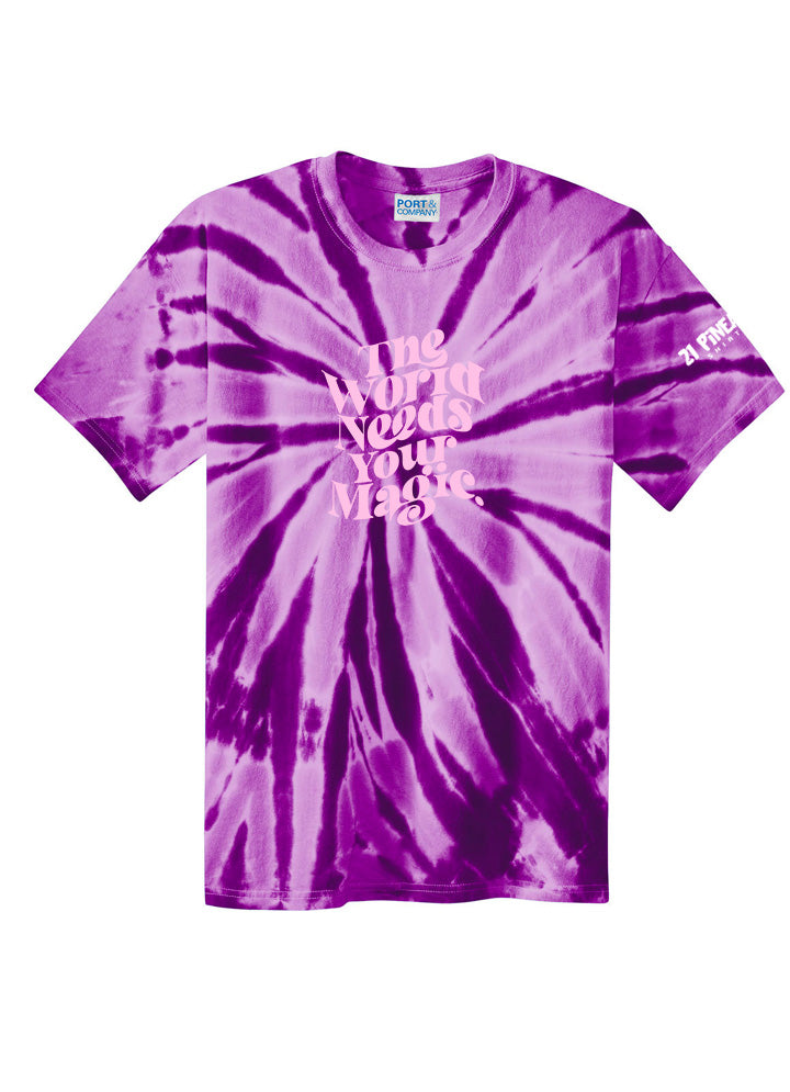 The World Needs Your Magic Tie Dye Tee