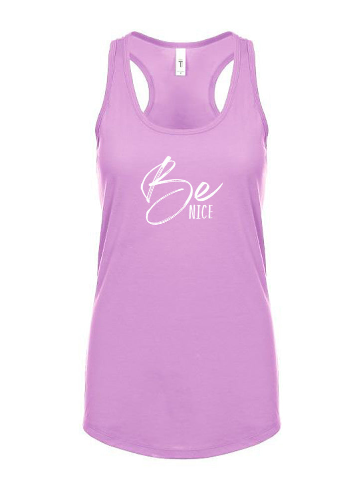 Be Nice Women's Racerback Tank