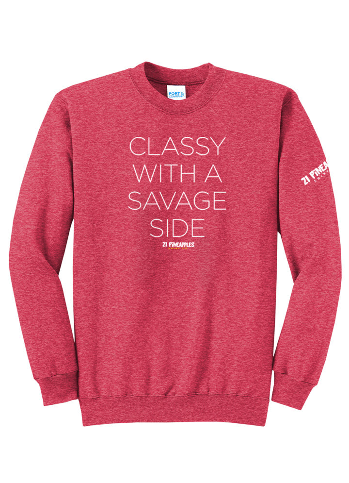 Classy With A Savage Side Crewneck
