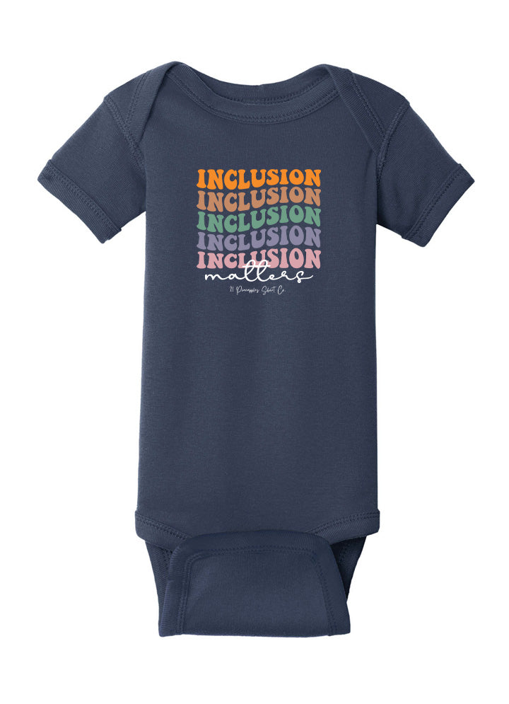 Groovy Inclusion Baby Onesie