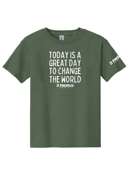 Great Day To Change The World Youth Tee