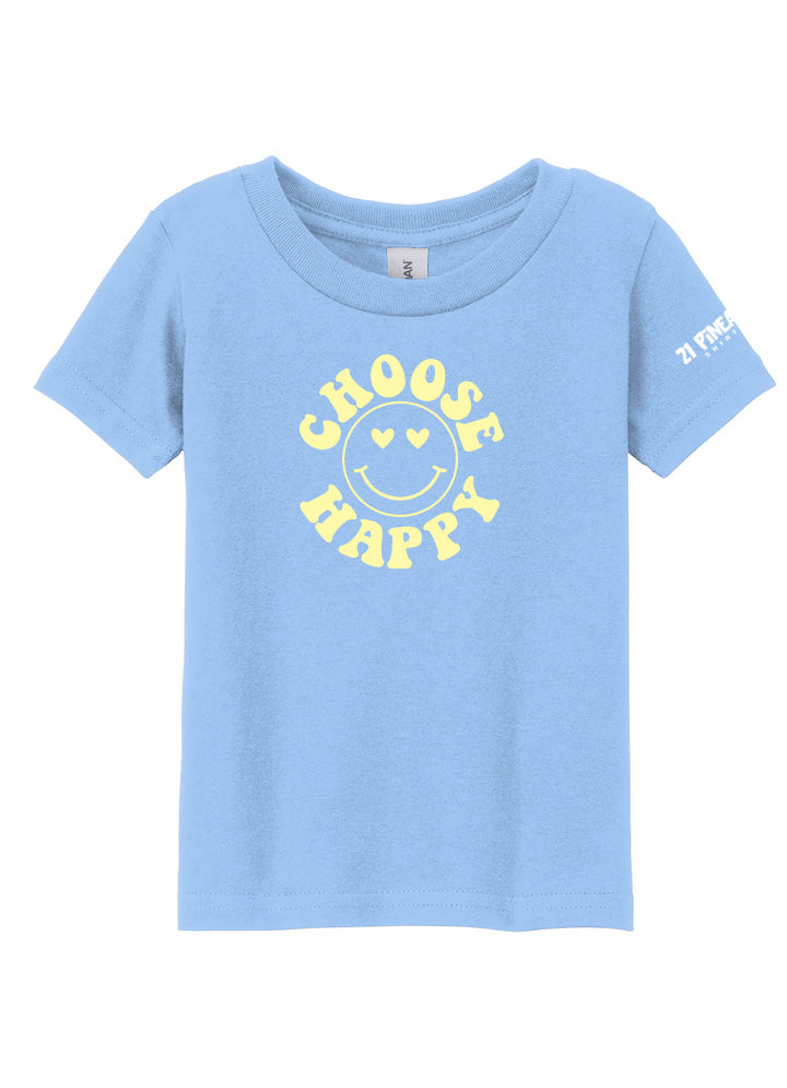 Choose Happy Yellow Toddler Tee
