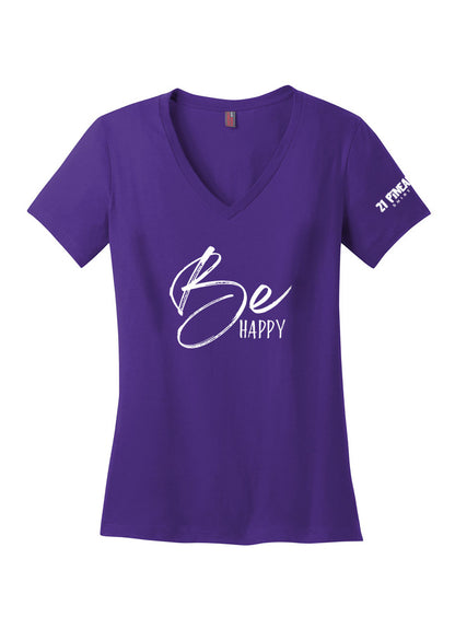 Be Happy Women's V-neck