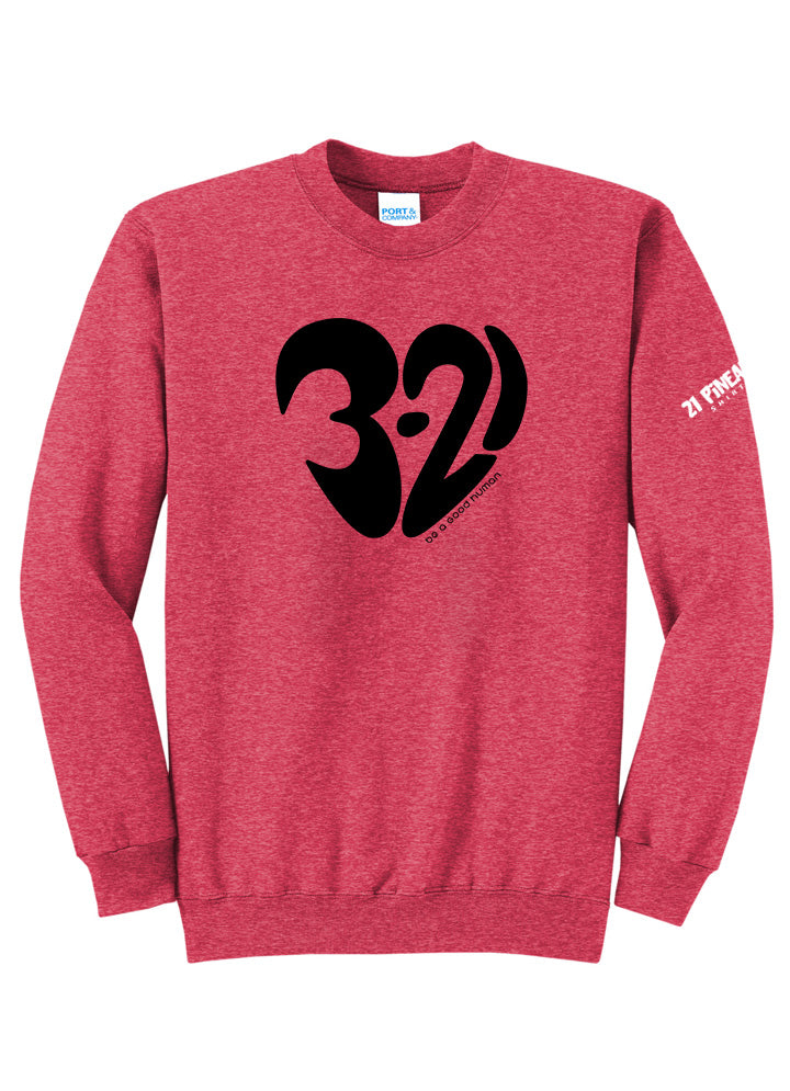 Heart Drip Crewneck