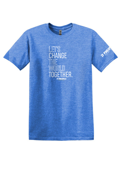 Let's Change the World Together Softstyle Tee