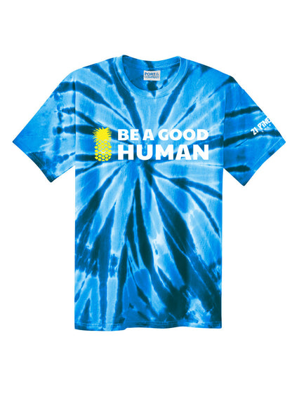 Be A Good Human Main Unisex Tie Dye Tee