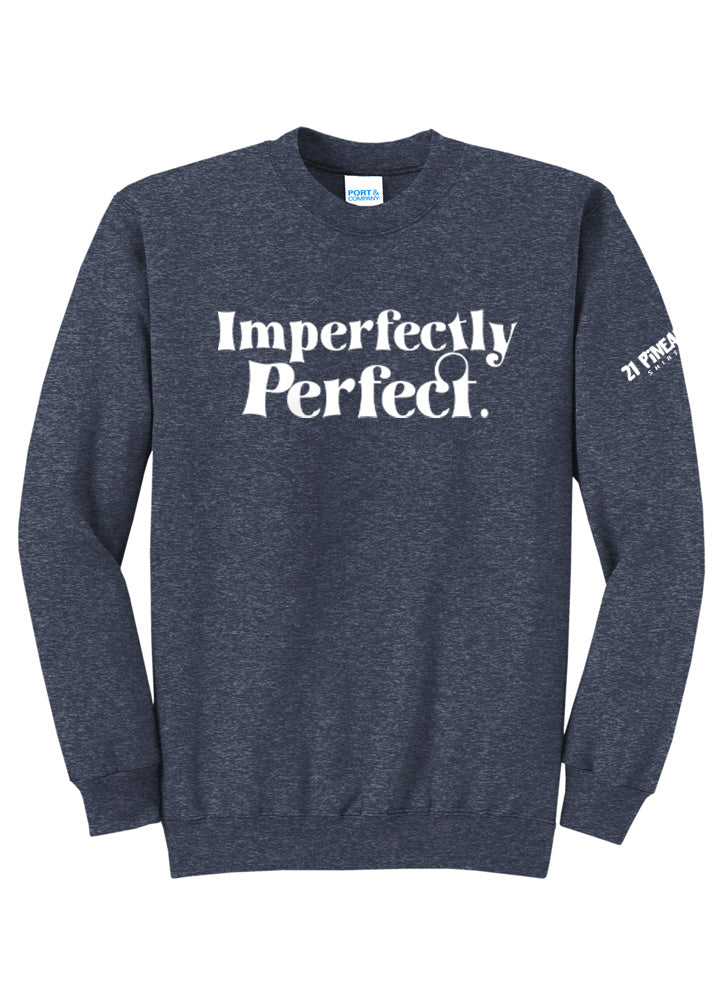 Imperfectly Perfect White Crewneck