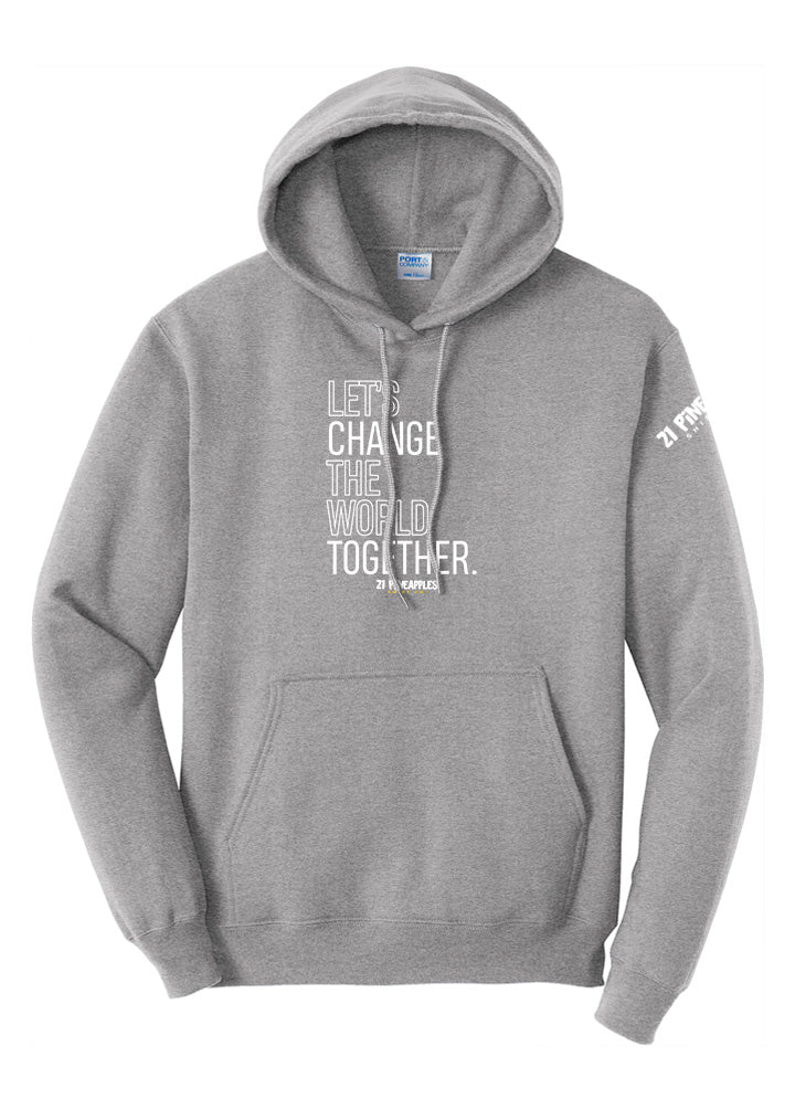 Let's change the world together hoodie sale