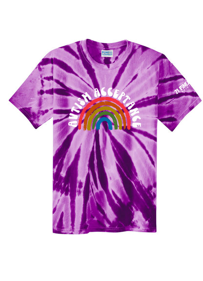 Autism Acceptance Unisex Tie Dye Tee