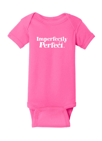 Imperfectly Perfect White Baby Onesie