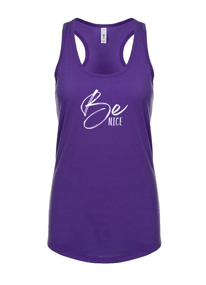 Be Nice Women's Racerback Tank