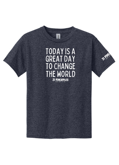 Great Day To Change The World Youth Tee