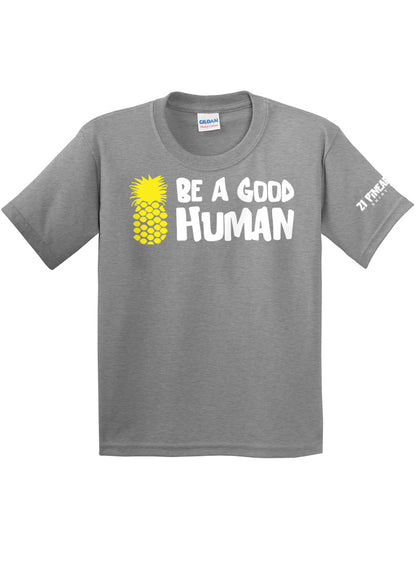 Be A Good Human Cartoon Youth Tee