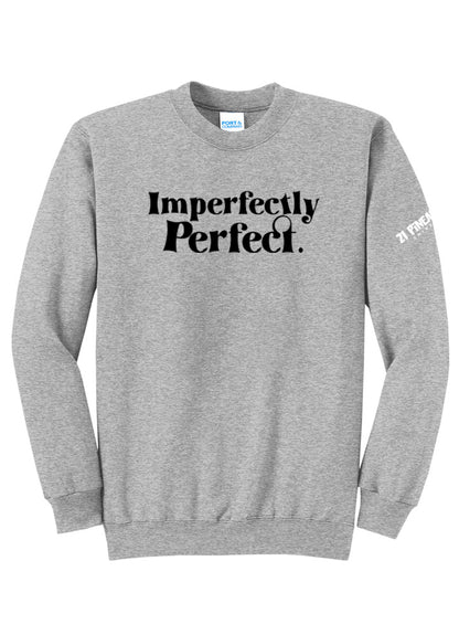 Imperfectly Perfect Black Crewneck