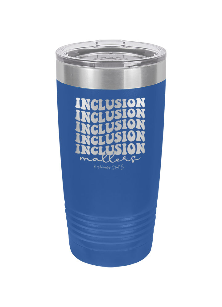 Groovy Inclusion Laser Etched Tumbler