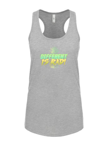 Different Is Rad Women's Racerback Tank