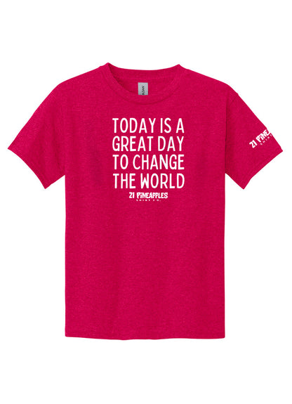 Great Day To Change The World Youth Tee