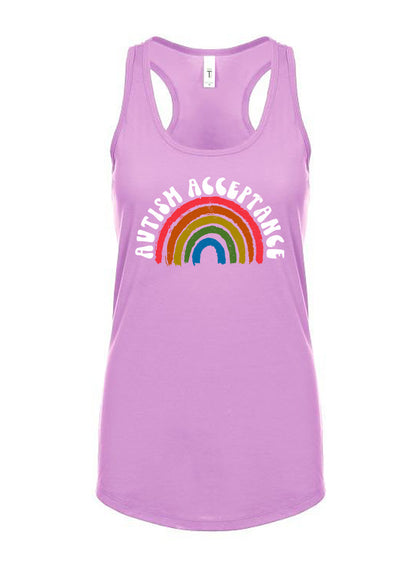 Autism Acceptance Women's Racerback Tank