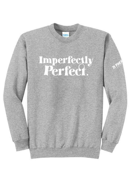 Imperfectly Perfect White Crewneck